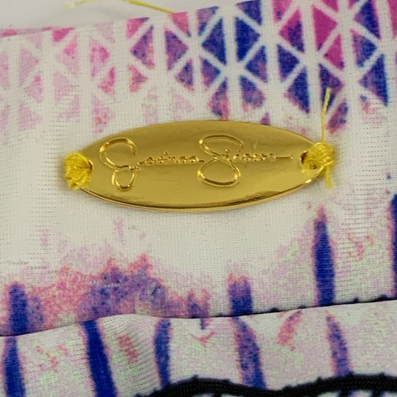 Jessica Simpson Limelight Tribal Bikini Bottom S16 - Picture 7 of 9